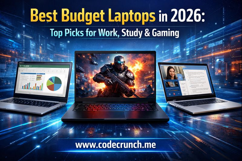 Best Budget Laptops in 2026 Top Picks for Work, Study & Gaming