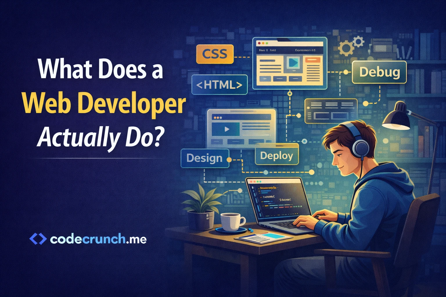 what does a web developer actually do codecrunch
